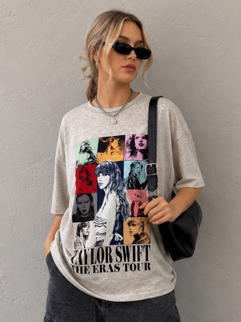 Space 46 Taylor Swift Eras Tour Graphic Tee L Oatmeal Streetwear